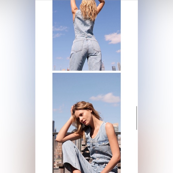 AGOLDE Seventies Denim Jumpsuit. Size 4 - Picture 15 of 15